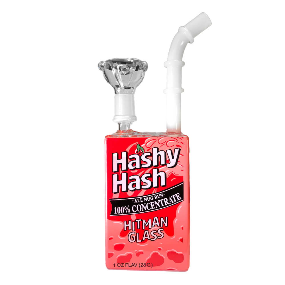 Bang en verre - Pipe à eau | Hashy Hash - Salvia la pépite verte