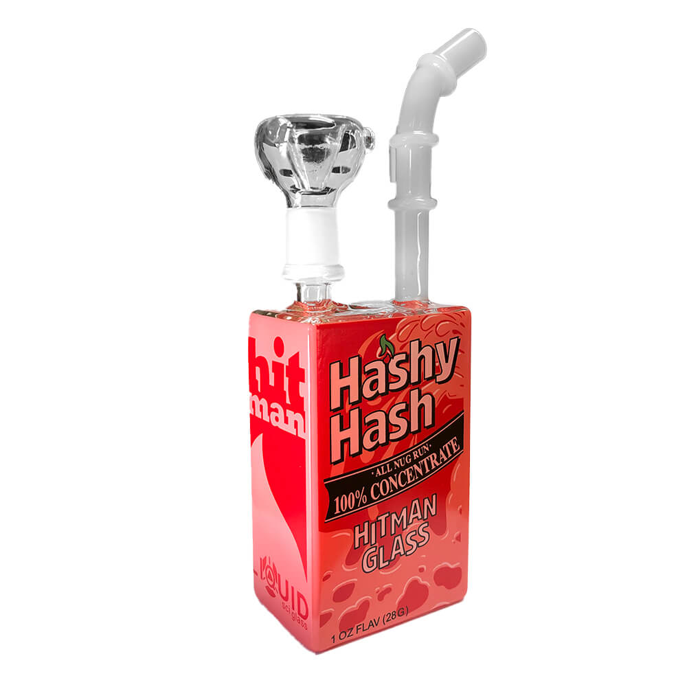 Bang en verre - Pipe à eau | Hashy Hash - Salvia la pépite verte
