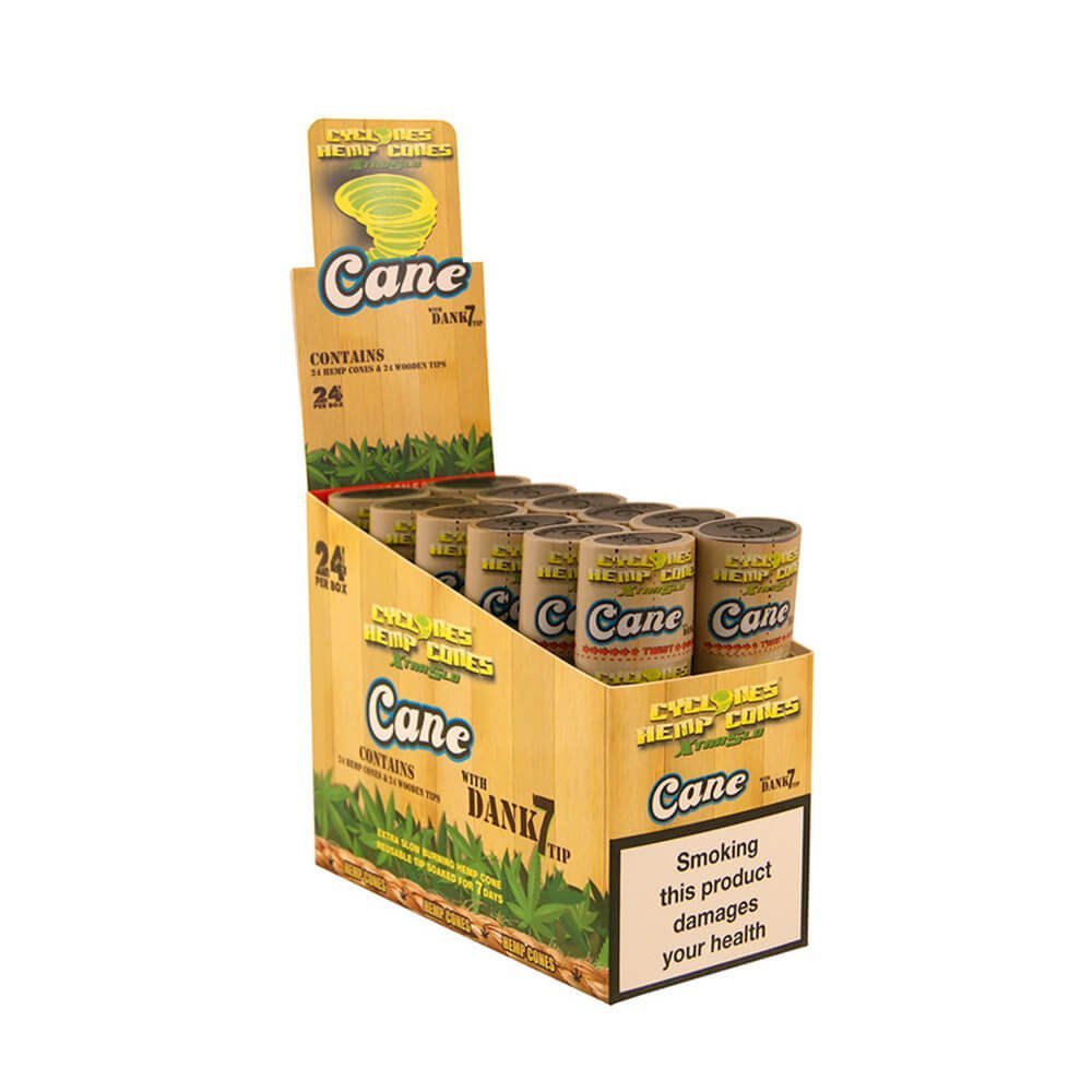 Blunt pré-roulé Cyclones Hemp Cones - Cane - Salvia la pépite verte