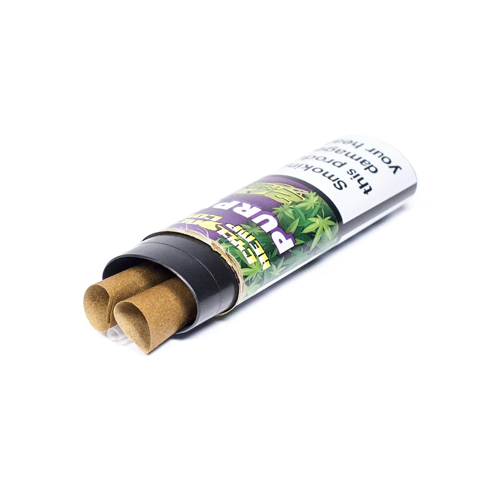 Blunt pré-roulé Cyclones Hemp Cones - Purple - Salvia la pépite verte