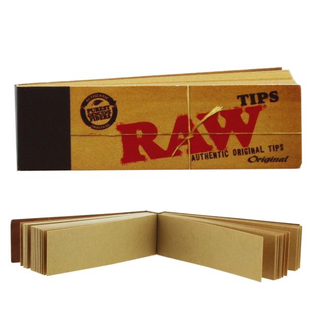 Regular tips Raw - Filtres en cartons - Salvia la pépite verte