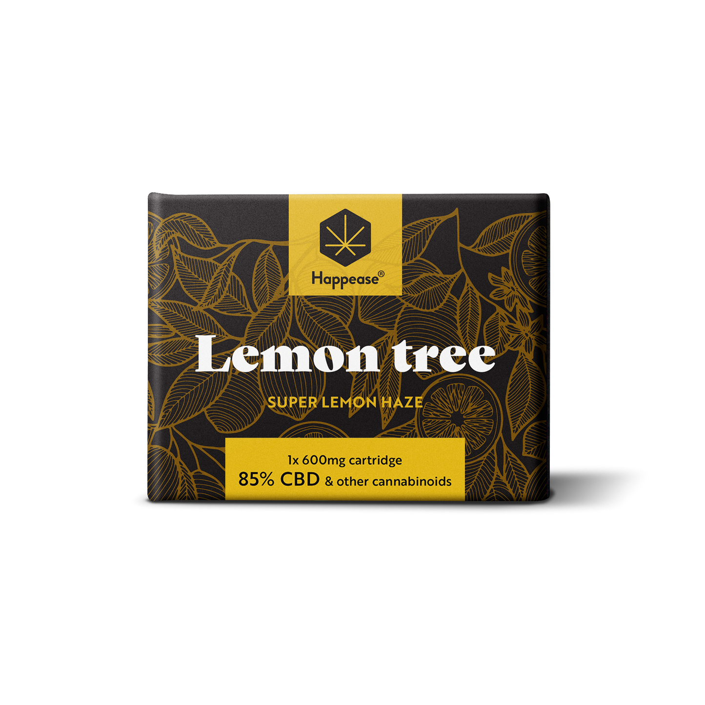 Cartouche vape CBD Happease - 85% cannabinoïdes naturels | Lemon Tree - Salvia la pépite verte