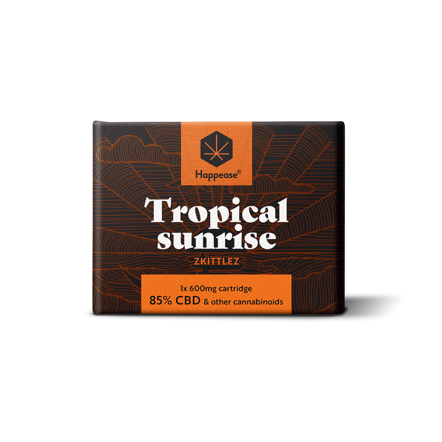 Cartouche vape CBD Happease - 85% cannabinoïdes naturels | Tropical Sunrise - Salvia la pépite verte
