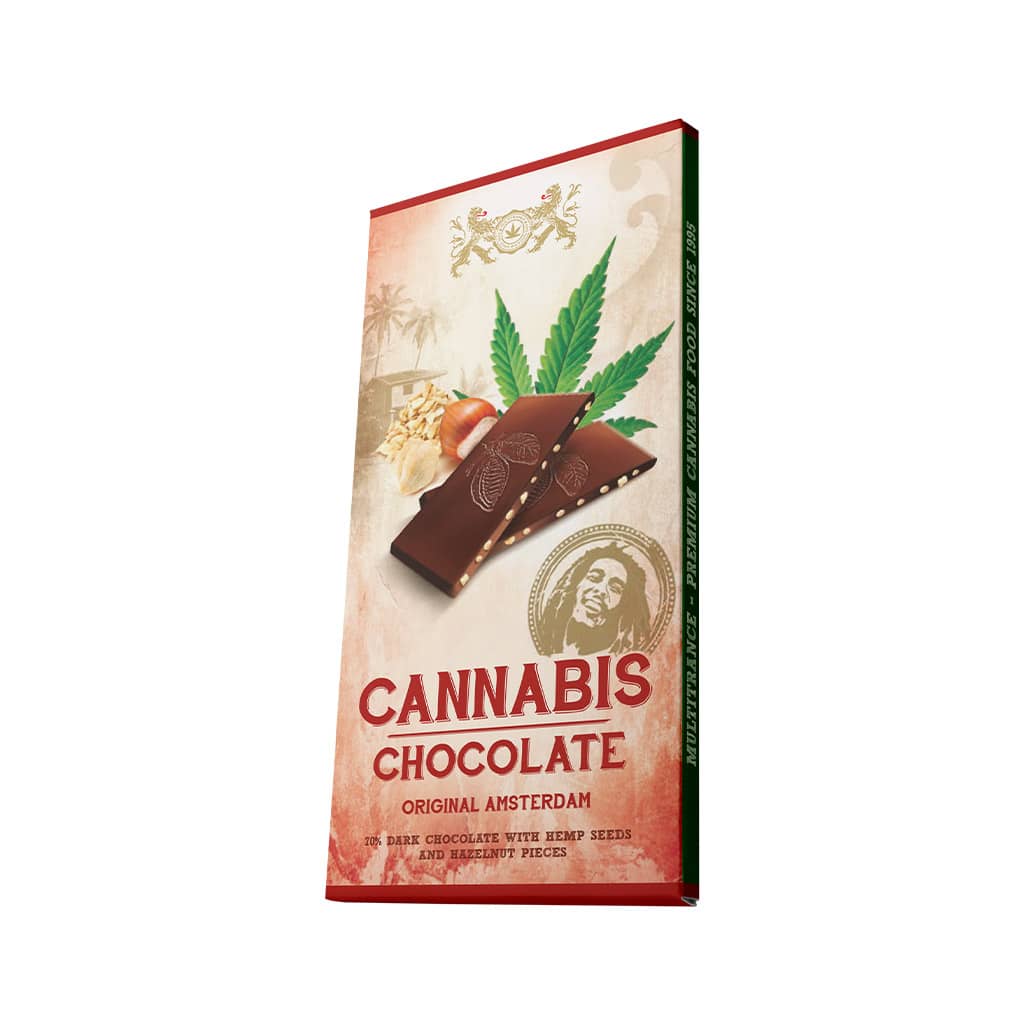 Chocolat noir graines de chanvre & noisettes - Salvia la pépite verte