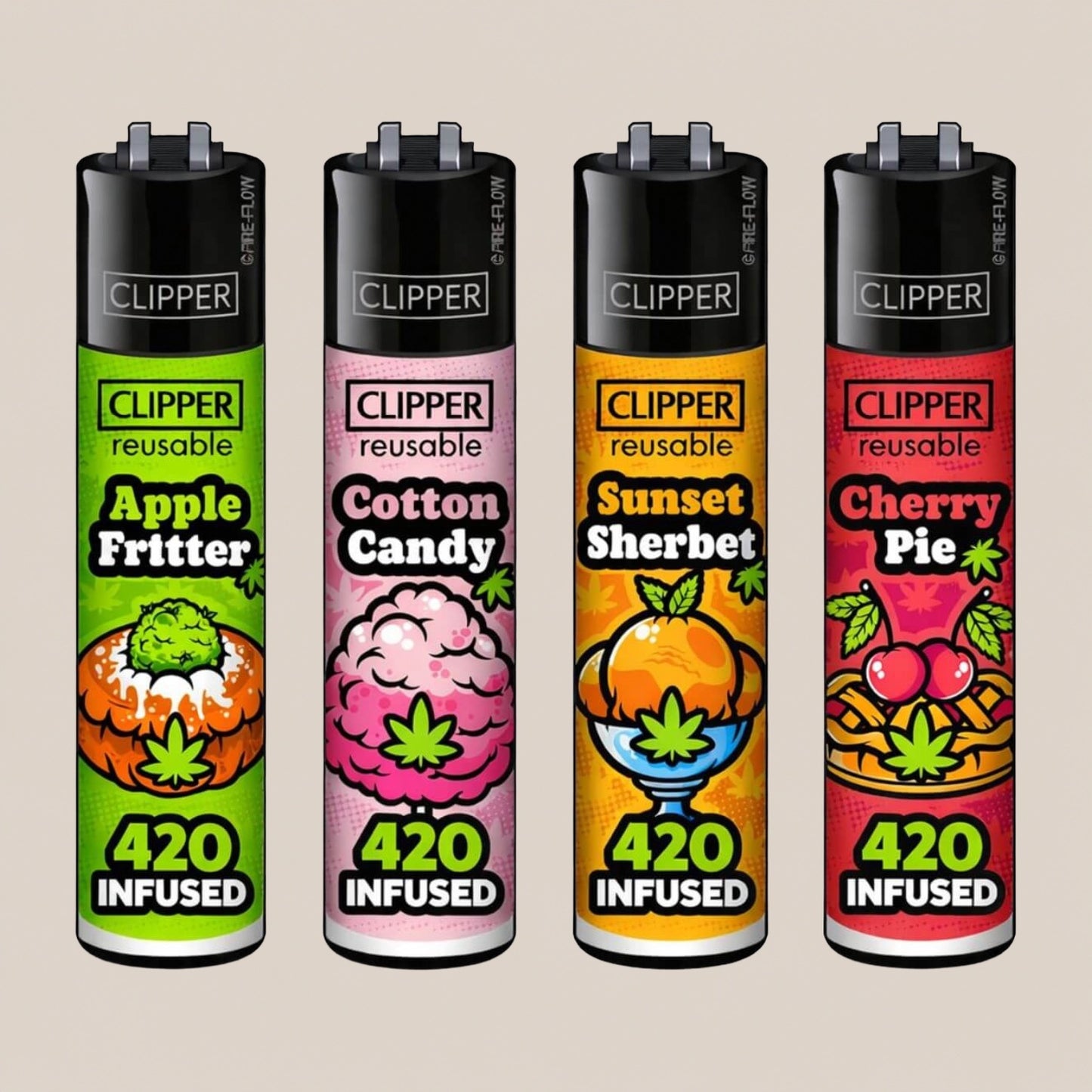 Briquet Clipper - 420 infused - Salvia la pépite verte