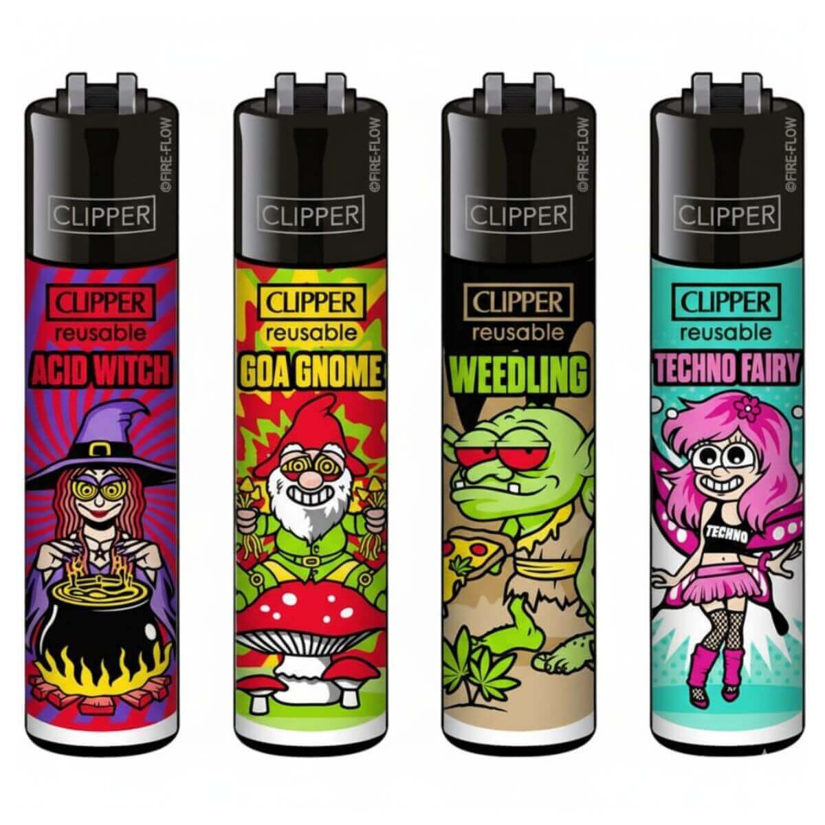 Briquet Clipper Fantasy World - Salvia la pépite verte