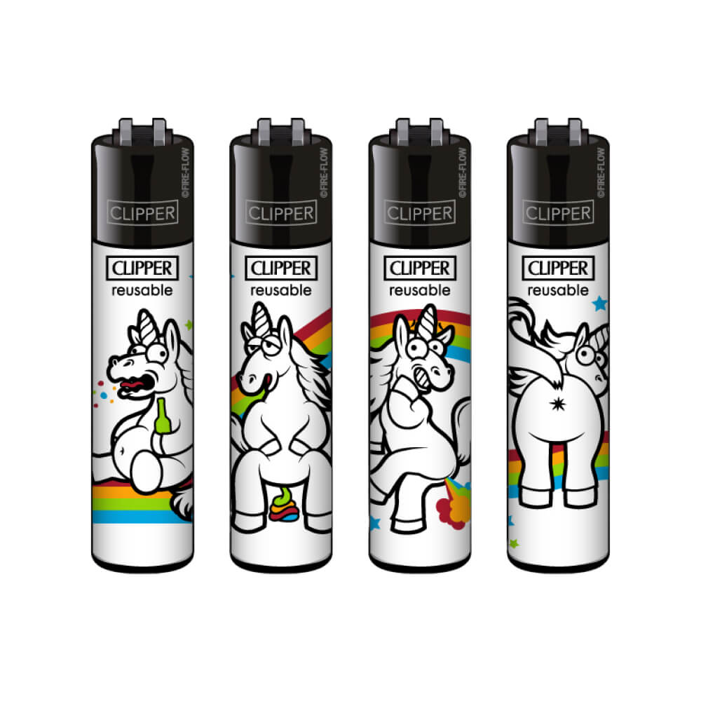 Briquet Clipper Licorne - Salvia la pépite verte