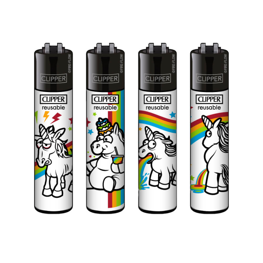 Briquet Clipper Licorne - Salvia la pépite verte