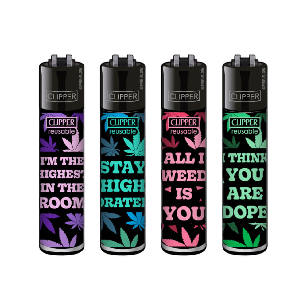 Briquet Clipper Stay High-drated - Salvia la pépite verte