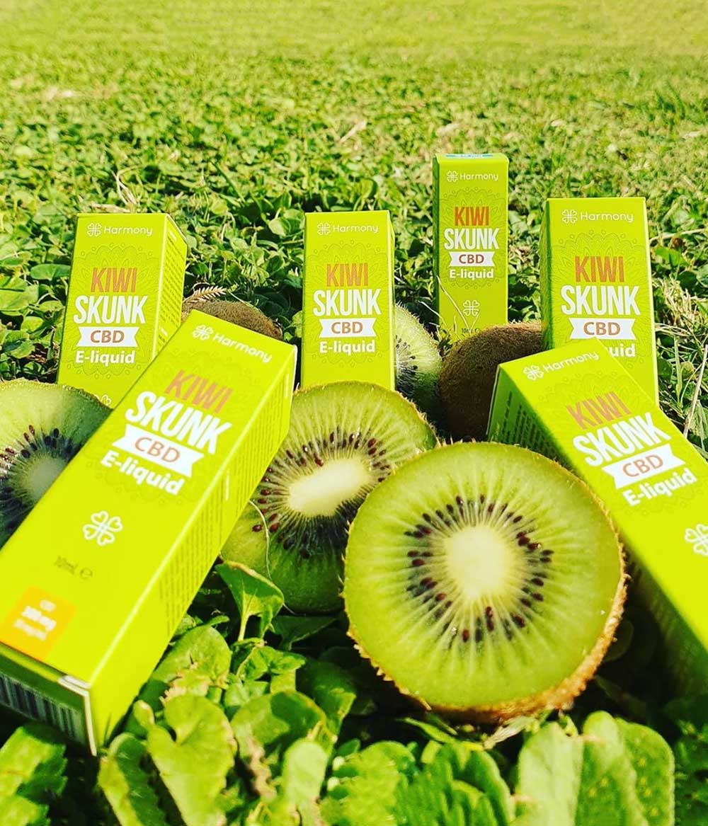 E-liquide CBD 600 mg - Kiwi Skunk - Salvia la pépite verte