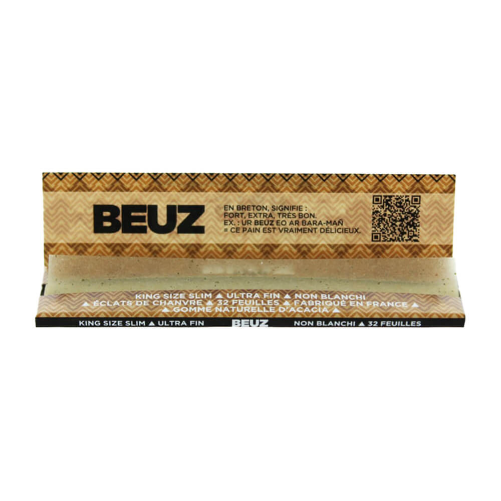 Feuilles à rouler BEUZ STAR King size slim - Salvia la pépite verte