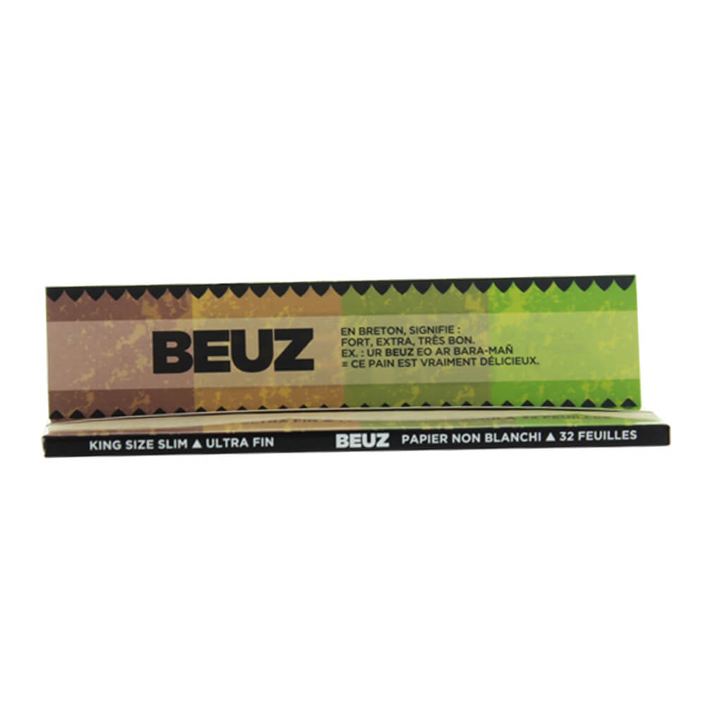 Feuilles à rouler BEUZ King size slim - Salvia la pépite verte