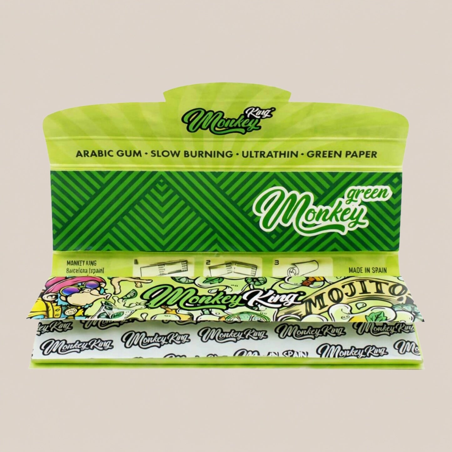 Feuilles à rouler - Monkey Mojito + cartons - Salvia la pépite verte