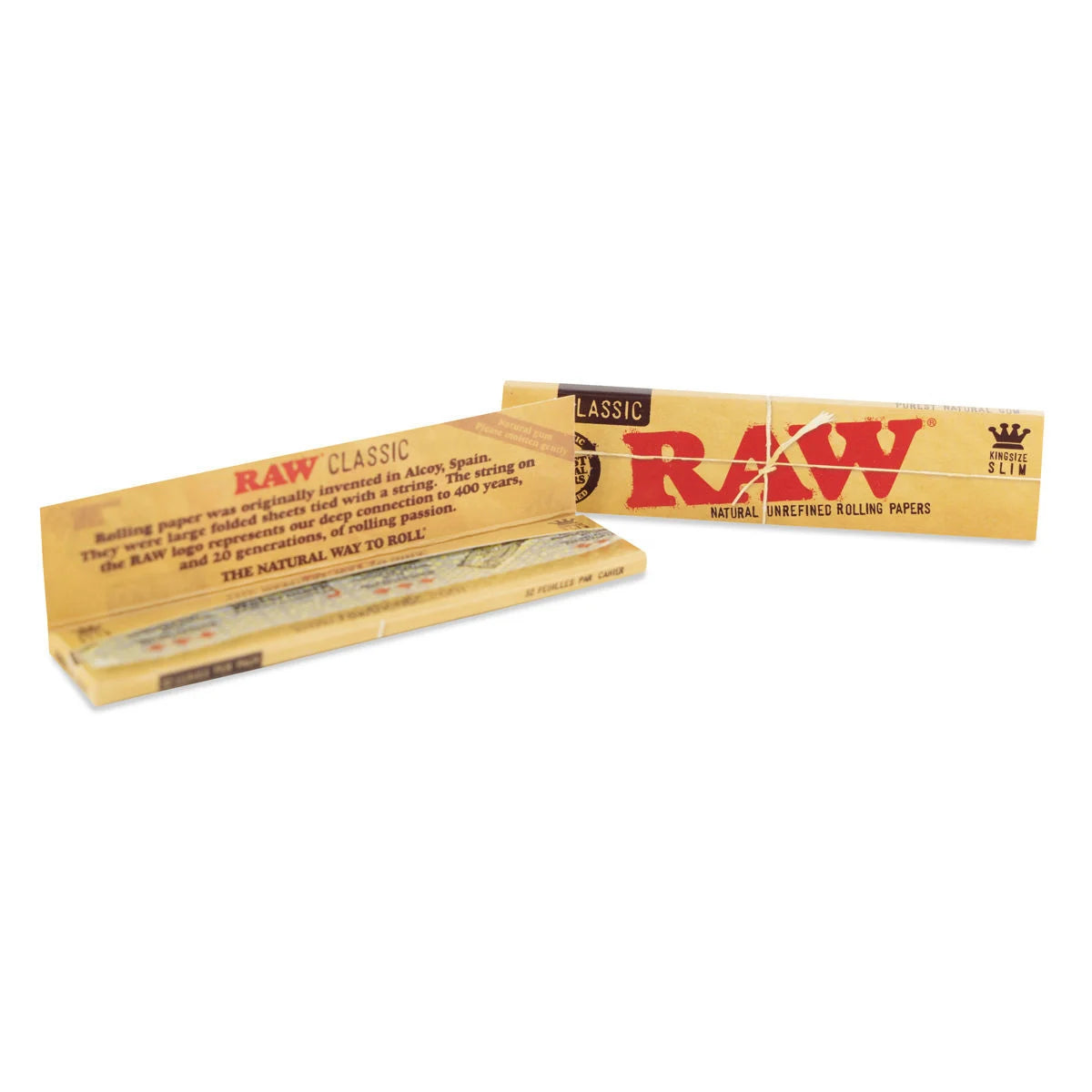 Feuilles à rouler Raw king size slim classic - Salvia la pépite verte