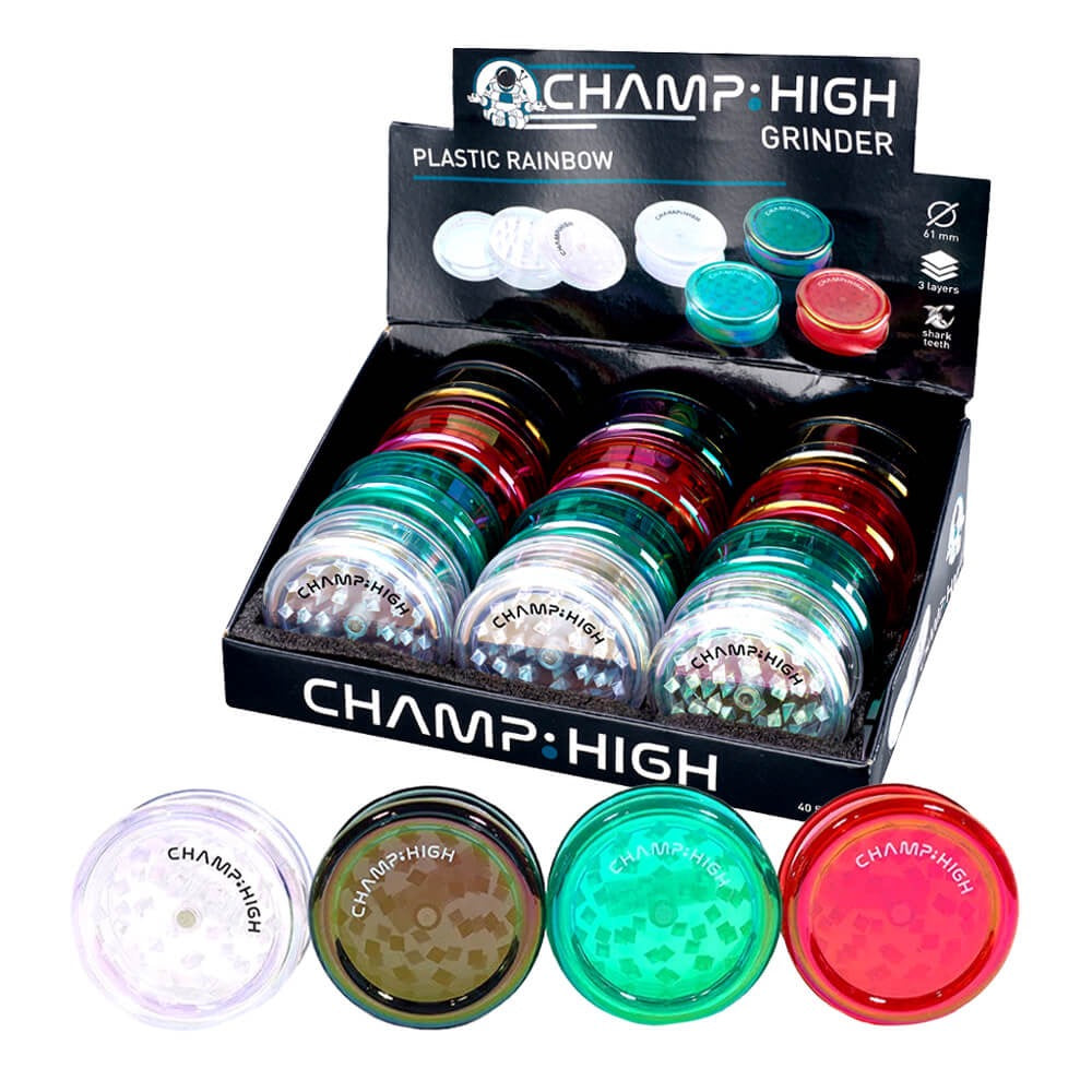 Grinder Champ High plastique - Salvia la pépite verte