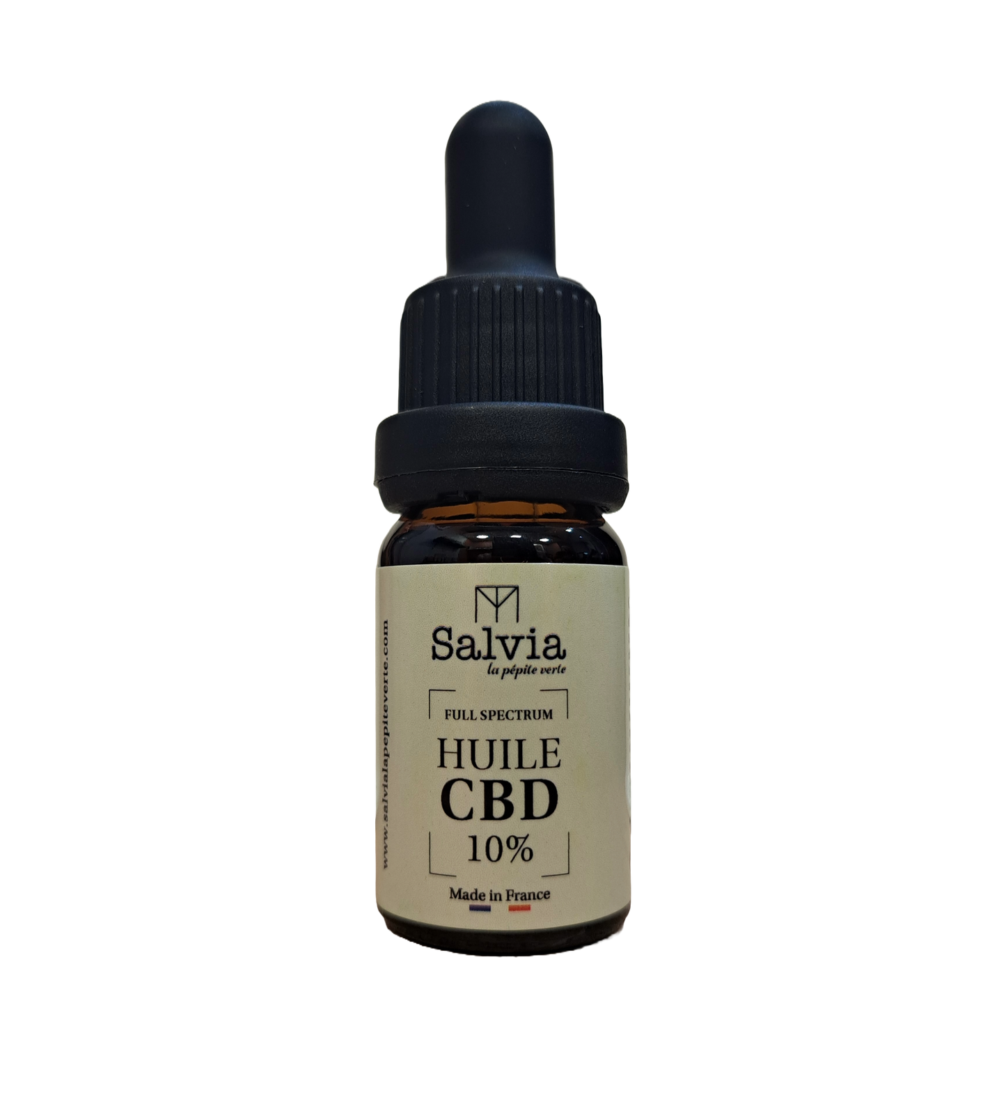Huile CBD full spectrum nature - Salvia la pépite verte