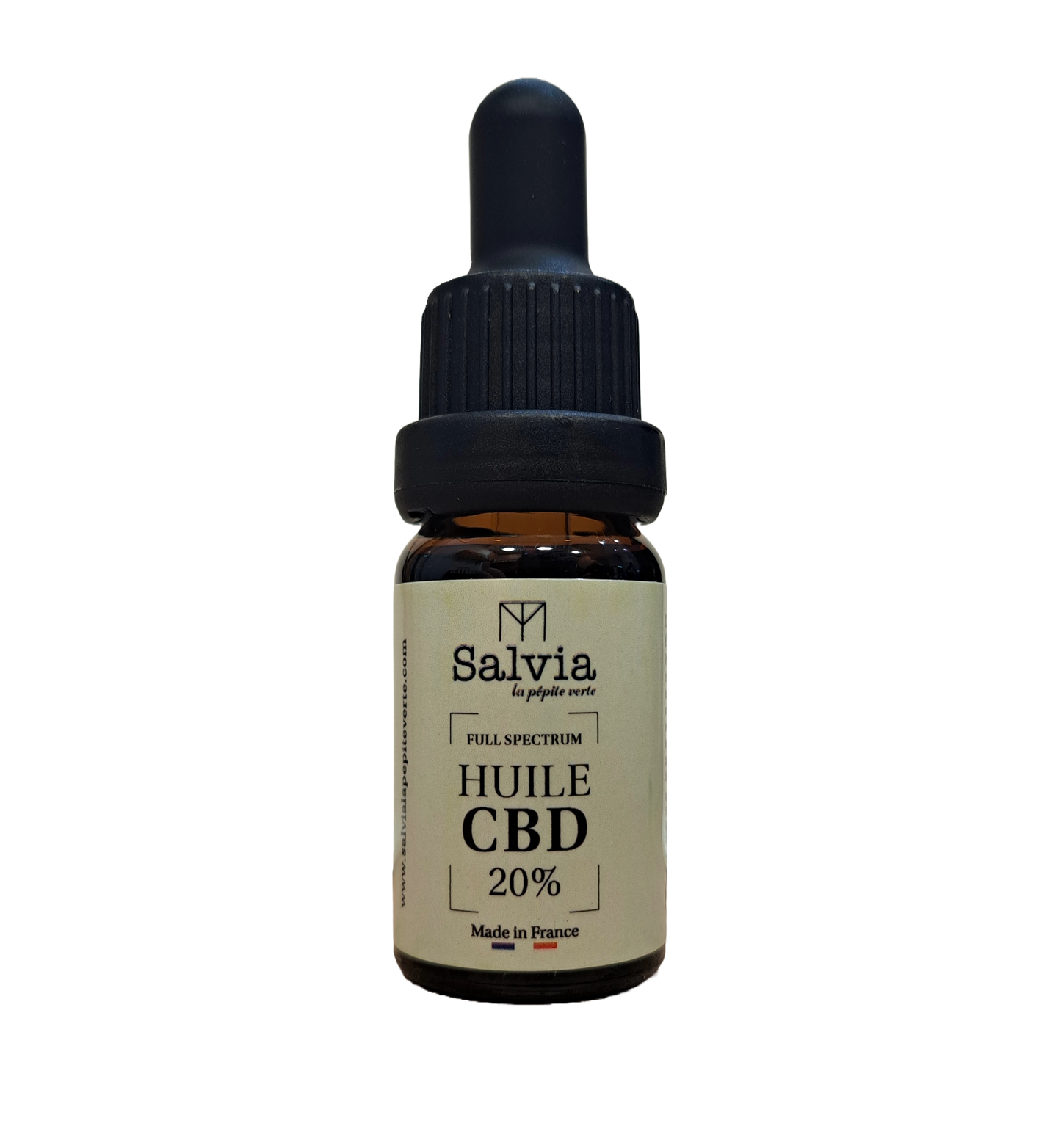 Huile CBD full spectrum pêche & abricot - Salvia la pépite verte