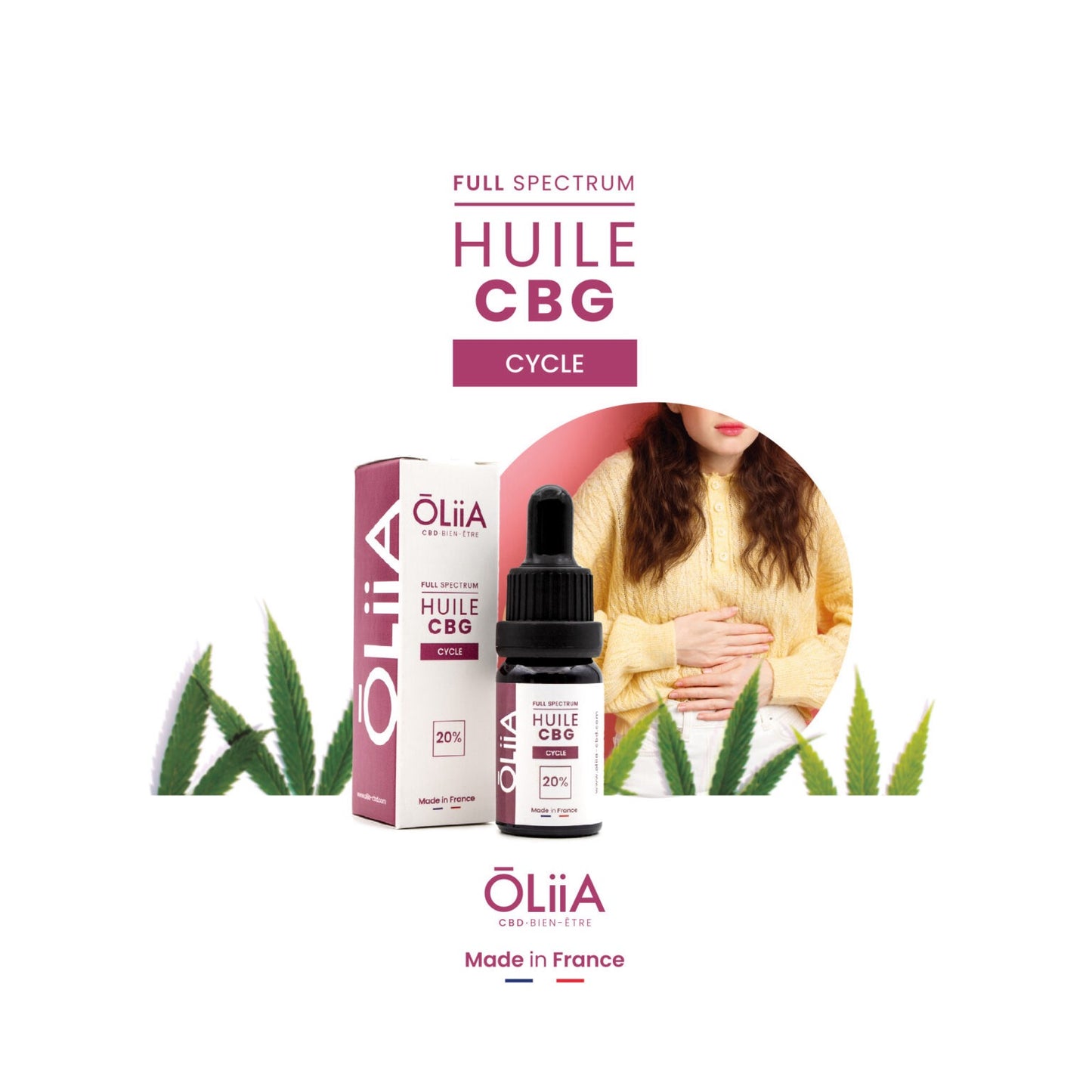 Huile CBG cycle - Salvia la pépite verte