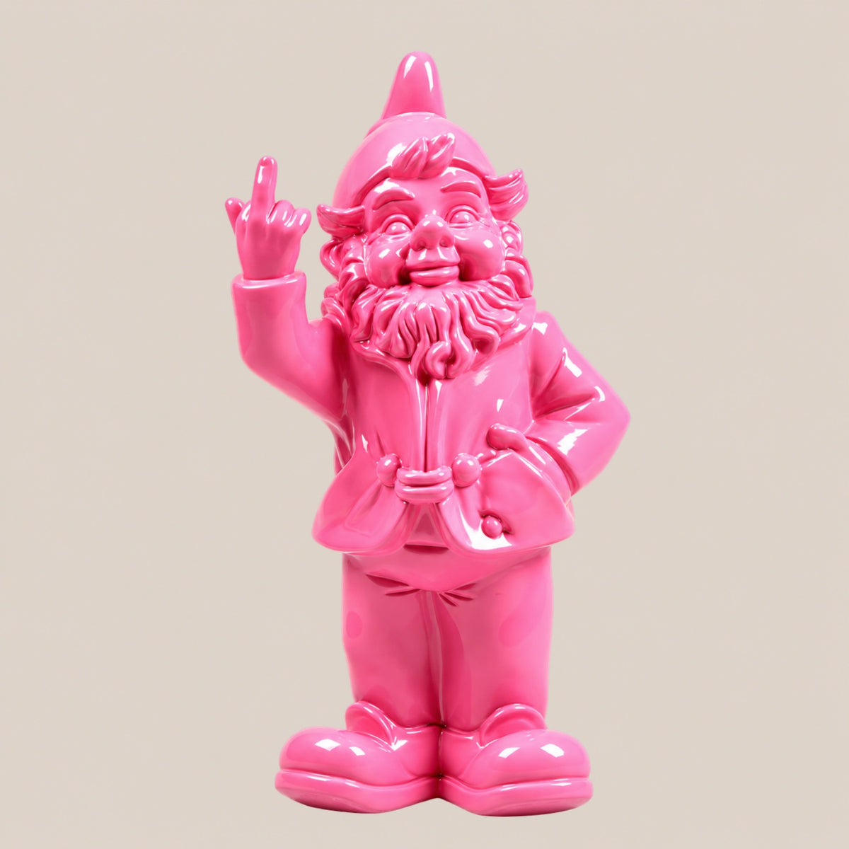 Nain de jardin FUCK - Rose - Salvia la pépite verte