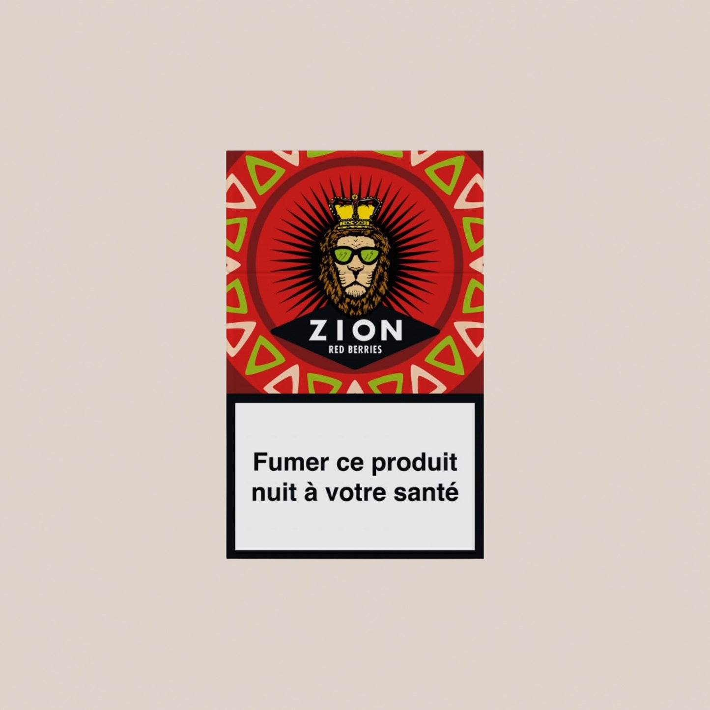 Cigarettes Zion Red Berries | 100% chanvre - Salvia la pépite verte