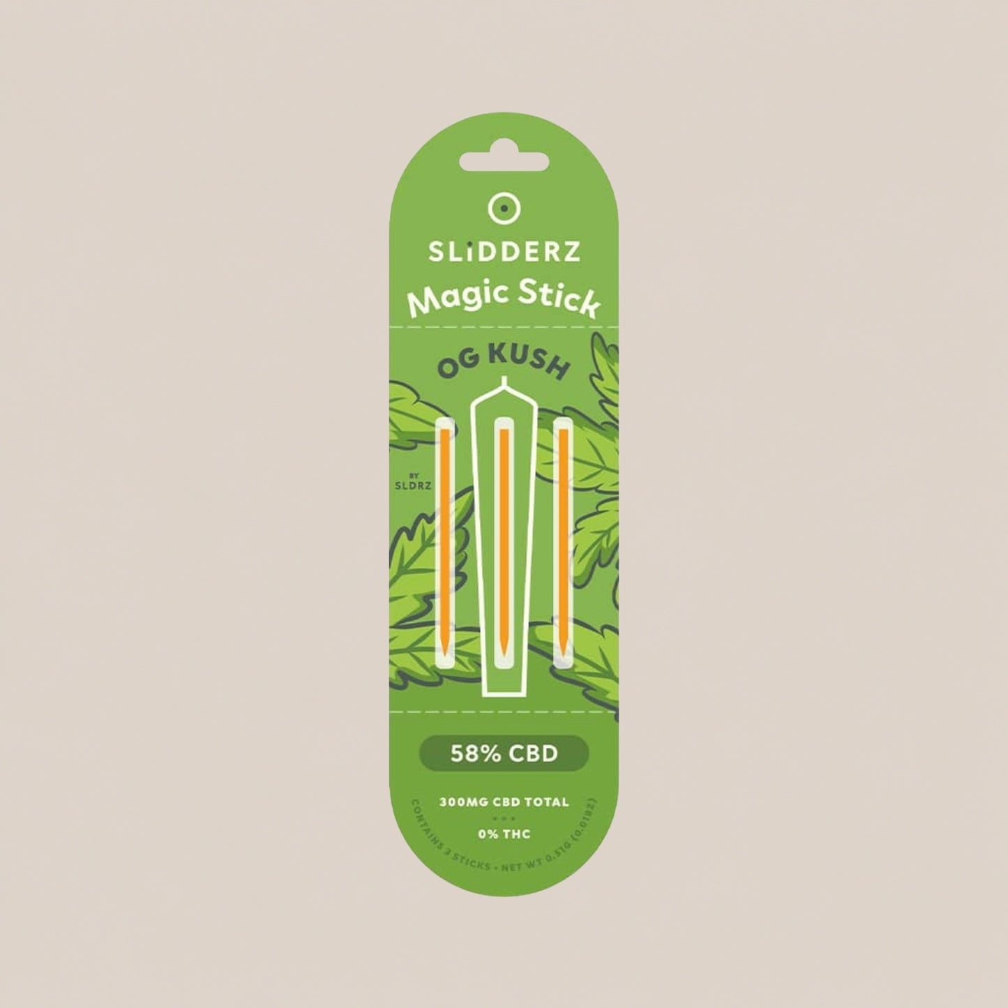 Bâtonnets Magiques - Extraction de CBD 58% | Slidderz OG Kush - Salvia la pépite verte