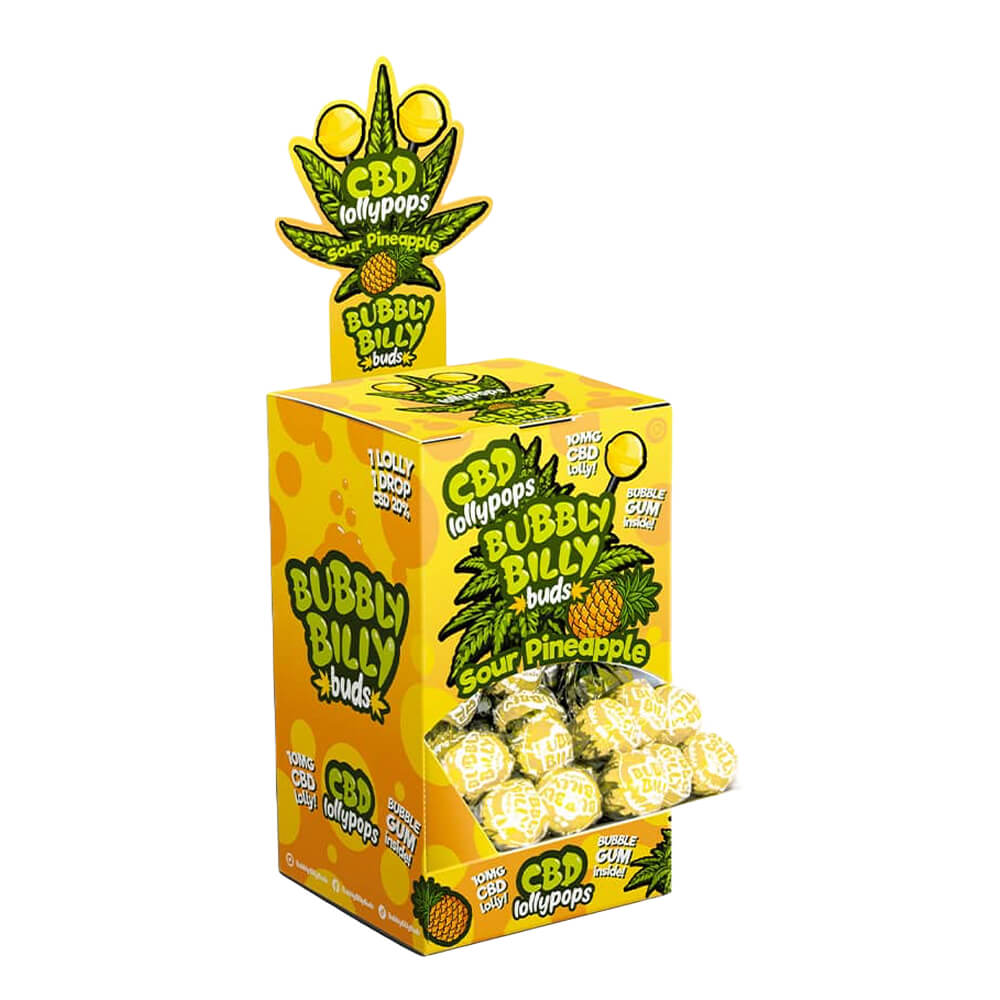 Sucette ananas CBD - Salvia la pépite verte