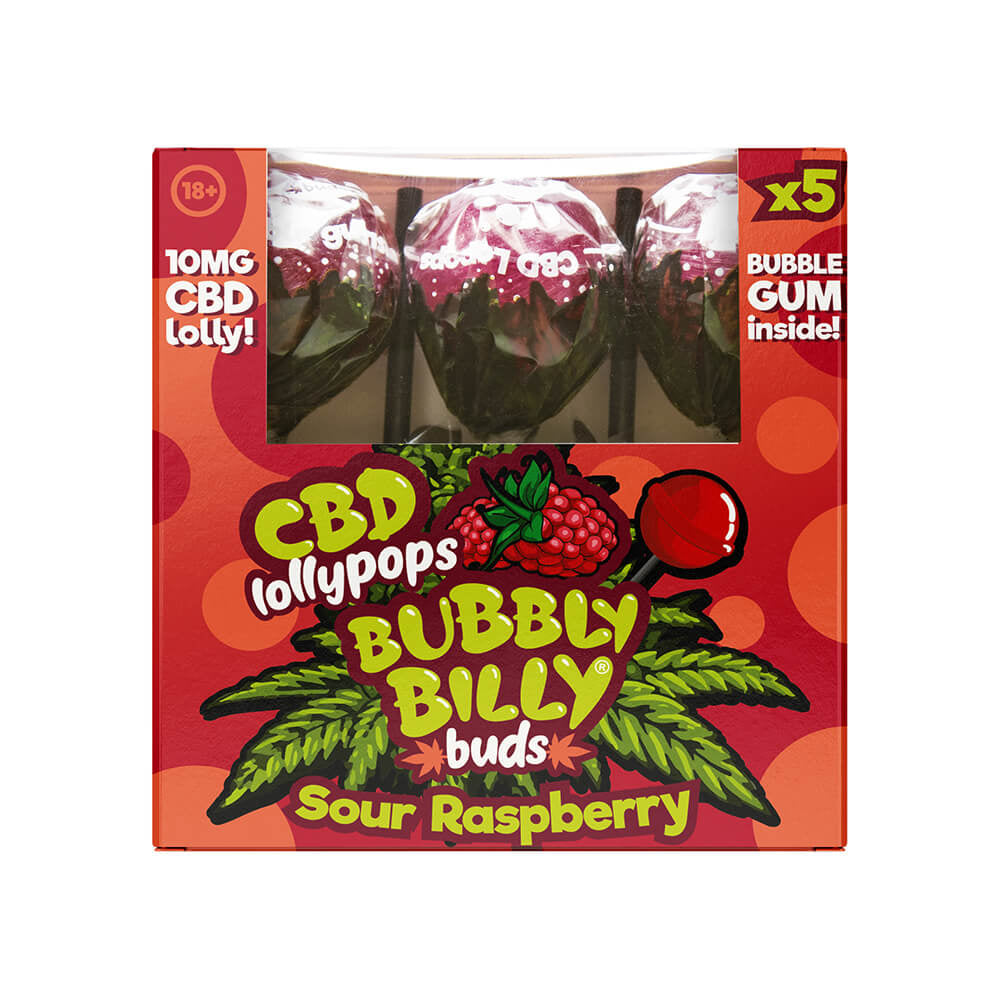 Sucettes framboise CBD - Salvia la pépite verte