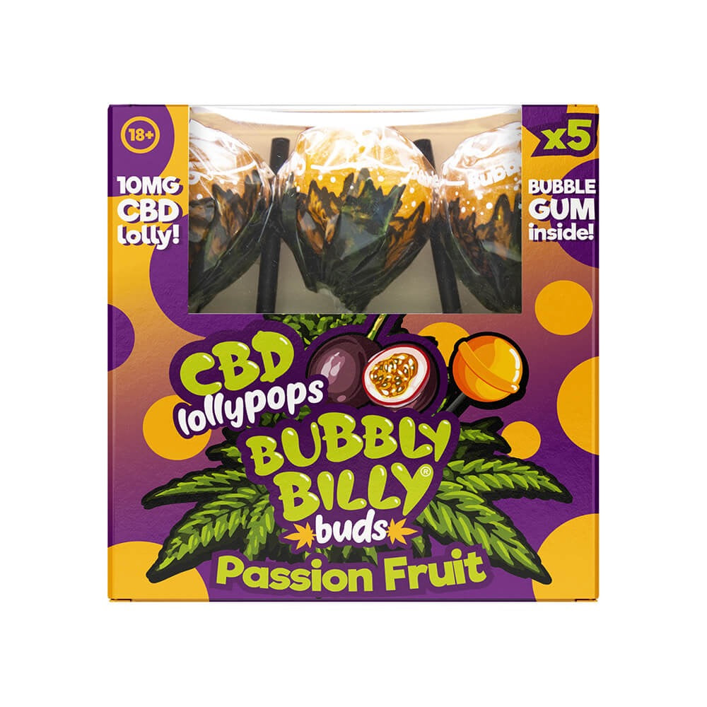 Sucettes fruit de la passion CBD - Salvia la pépite verte