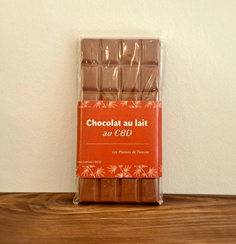 Chocolat au lait au CBD - Salvialapepiteverte