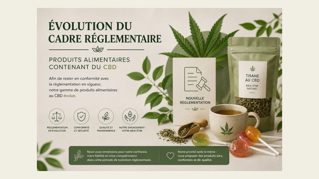 Évolution du cadre réglementaire concernant les produits alimentaires au CBD
