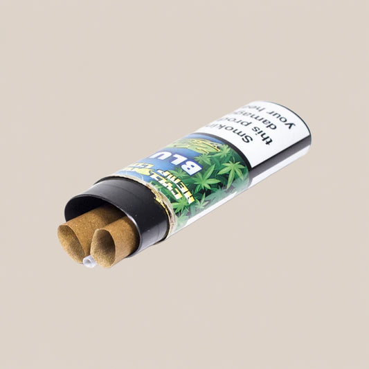 Blunt pré-roulé Cyclones Hemp Cones - Blue - Salvia la pépite verte