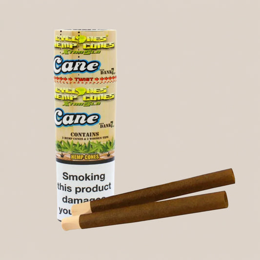 Blunt pré-roulé Cyclones Hemp Cones - Cane - Salvia la pépite verte