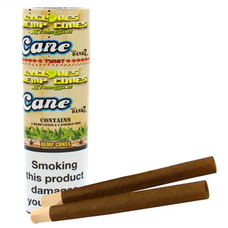 Blunt pré-roulé Cyclones Hemp Cones - Cane - Salvia la pépite verte