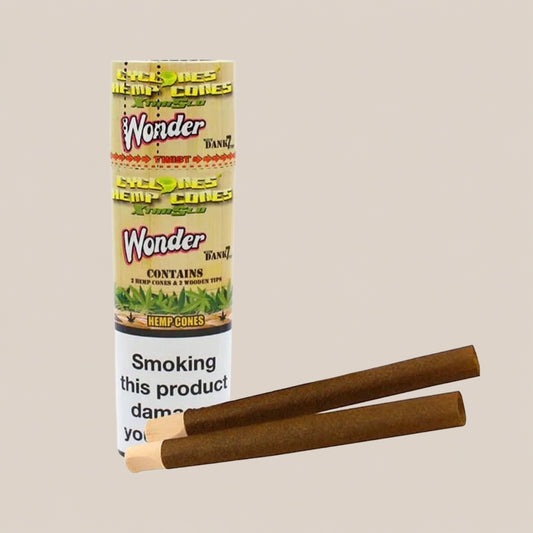 Blunt pré-roulé Cyclones Hemp Cones - Wonderberry - Salvia la pépite verte