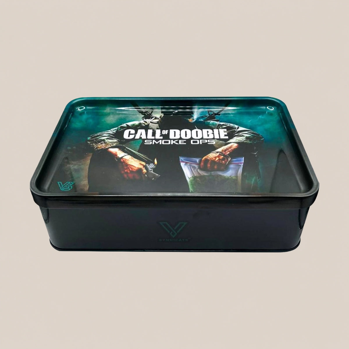 Petite boîte de rangement avec plateau - Call of Doobie - Salvia la pépite verte