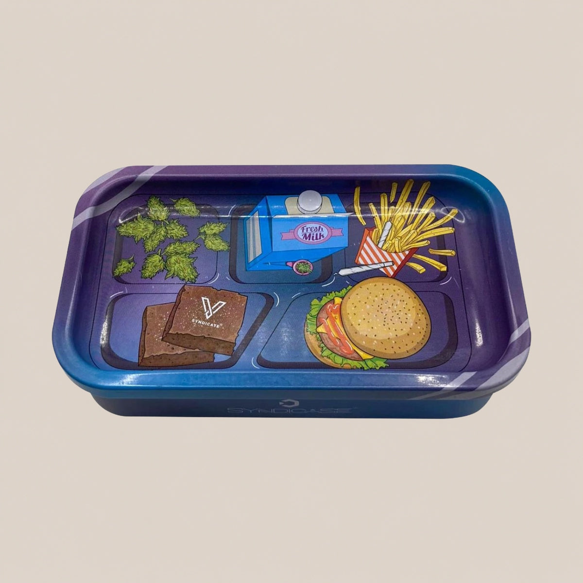 Petite boîte de rangement avec plateau - Munch Time - Salvia la pépite verte