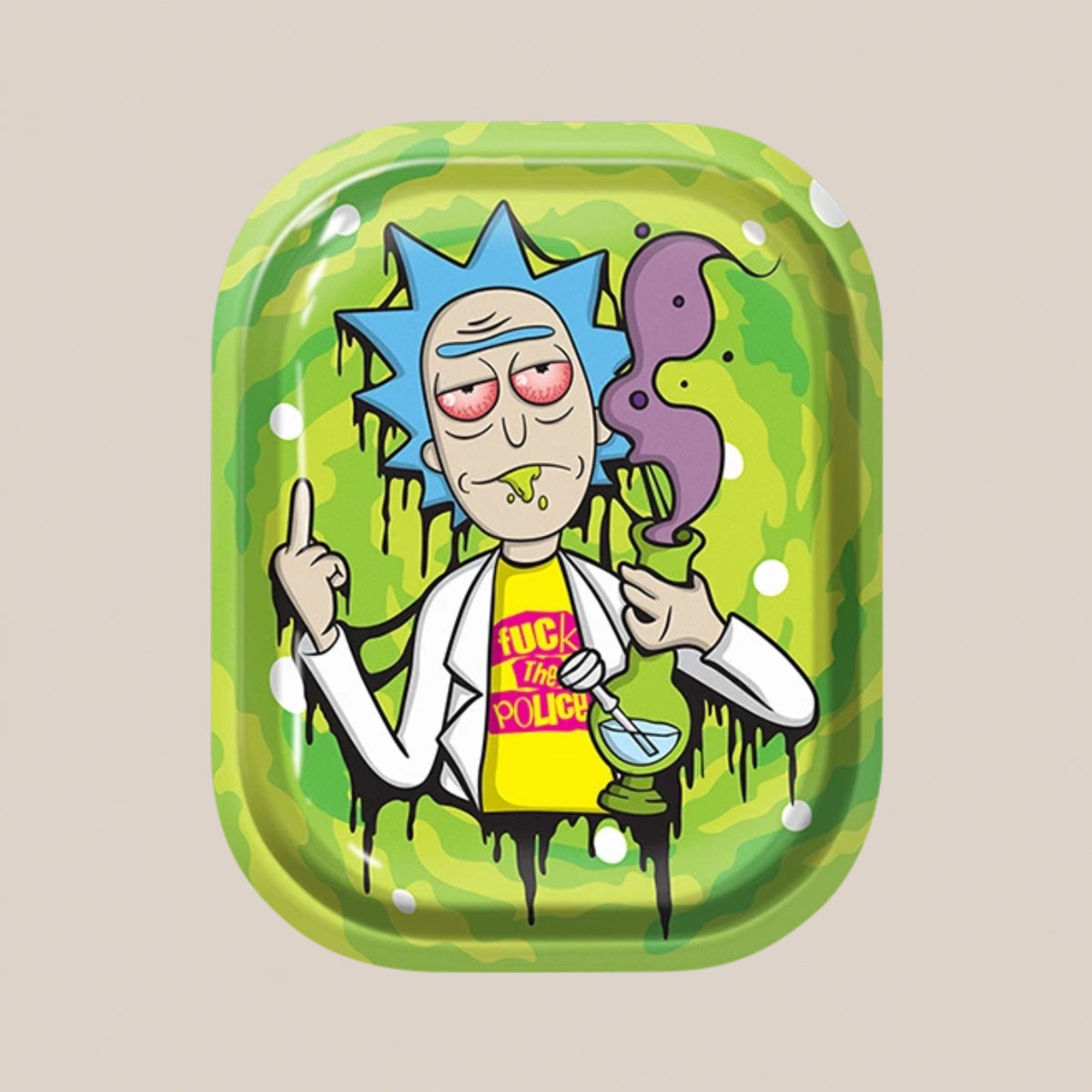 Boîte de rangement avec plateau - Stoned Rick - Salvia la pépite verte