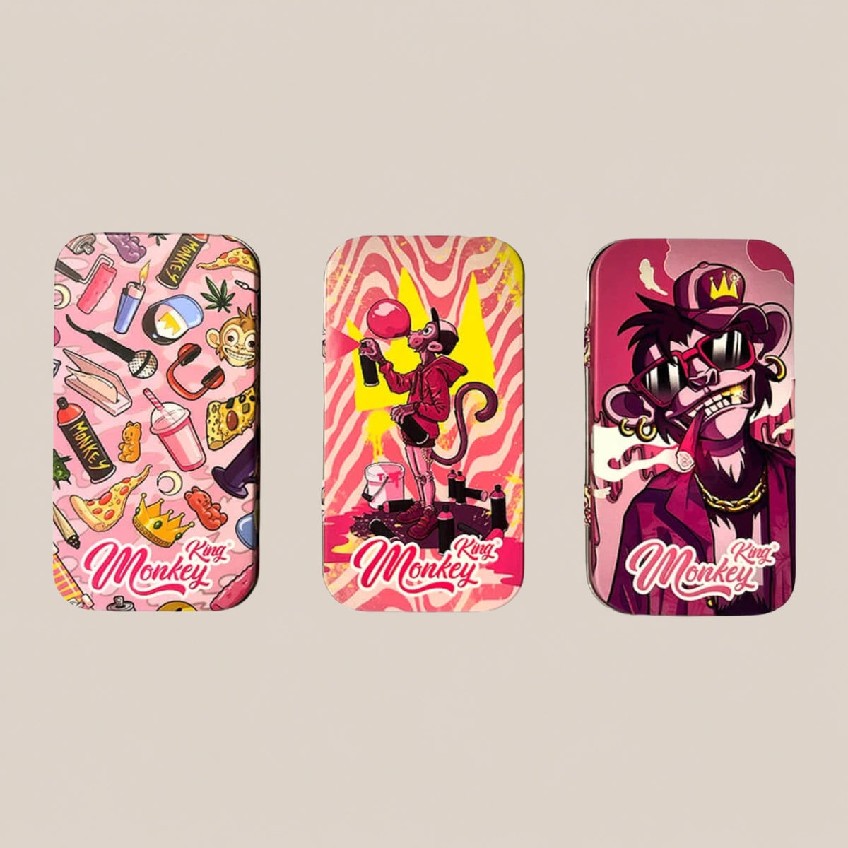Petites boites Monkey King - Edition Bubble Gum - Salvia la pépite verte