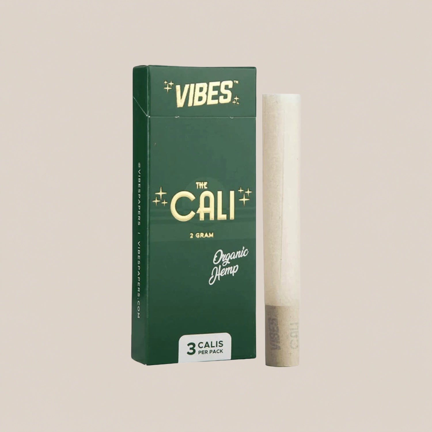 Cône pré-roulé Vibes - Cali 2 grammes - Salvia la pepite verte