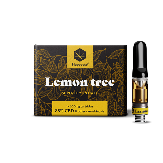 Cartouche vape CBD Happease - 85% cannabinoïdes naturels | Lemon Tree - Salvia la pépite verte