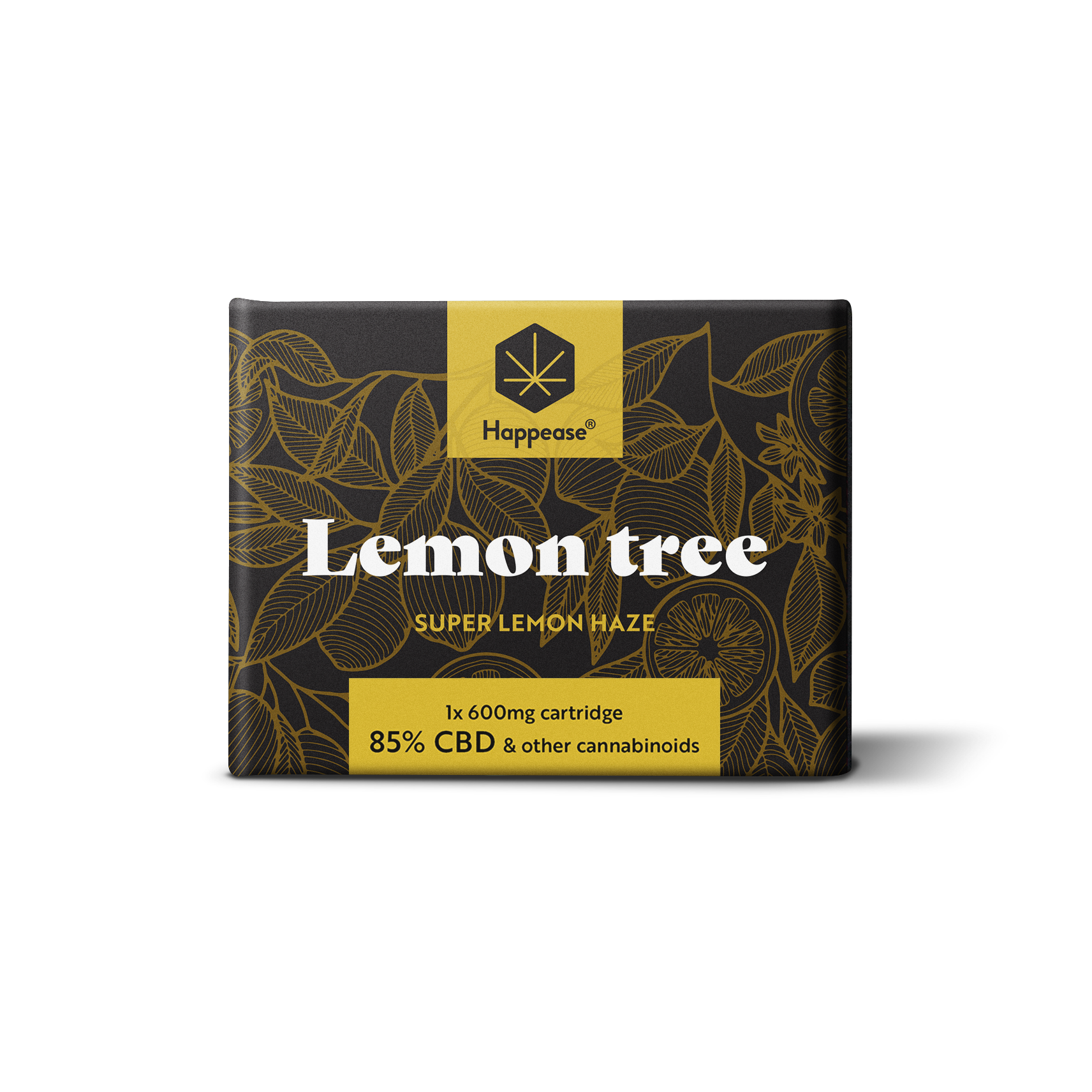 Cartouche vape CBD Happease - 85% cannabinoïdes naturels | Lemon Tree - Salvia la pépite verte
