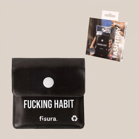 Cendrier de poche - Fucking Habit - Salvia la pépite verte