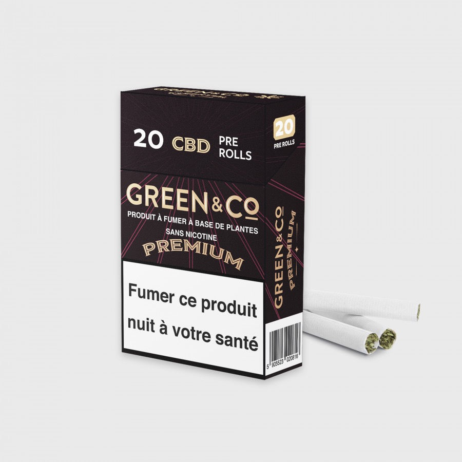 Cigarettes Green&co Premium - Salvia la pépite verte