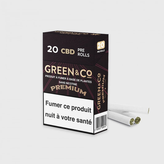 Cigarettes Green&co Premium - Salvia la pépite verte