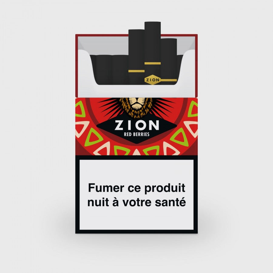 Cigarettes Zion Red Berries CBD - Salvia la pépite verte