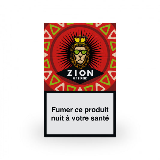 Cigarettes Zion Red Berries | 100% chanvre - Salvia la pépite verte