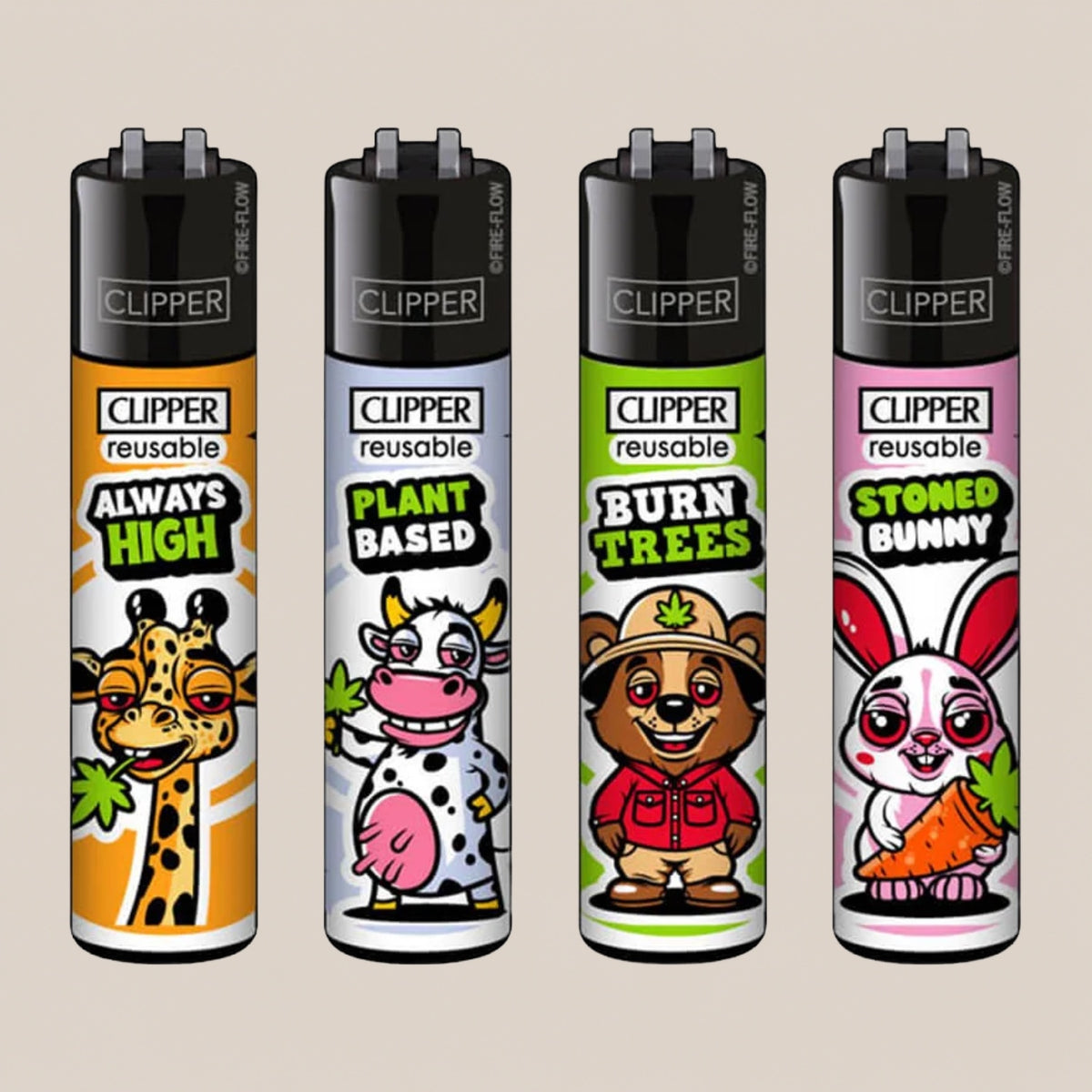 Briquet Clipper - Always high - Salvia la pépite verte