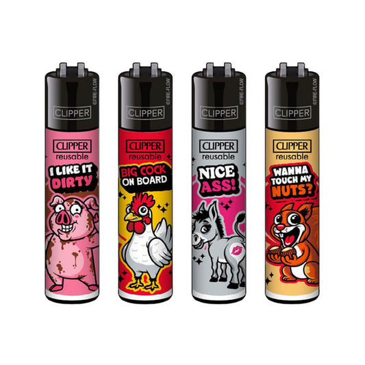 Briquet Clipper Weed Dirty Animals - Salvia la pépite verte