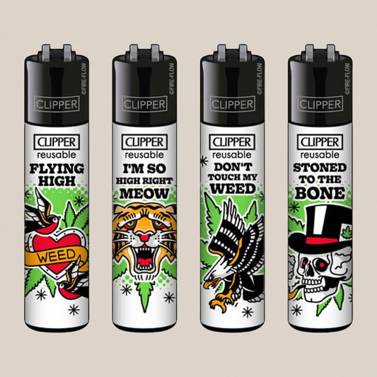 Briquet Clipper - Flying high - Salvia la pépite verte
