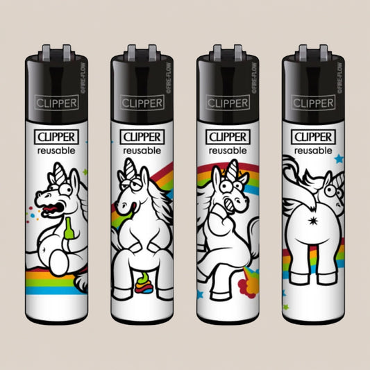 Briquet Clipper - Licorne - Salvia la pépite verte